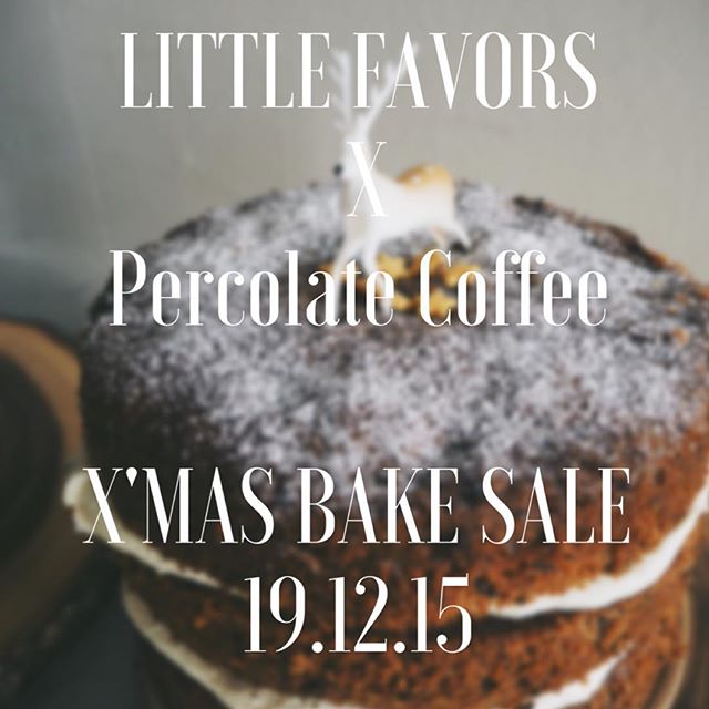 percolate bake sale